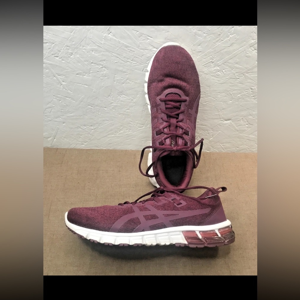 Asics Gel-Quantum 90 Women's Running Shoes Roselle Wine Red Mesh Size 11